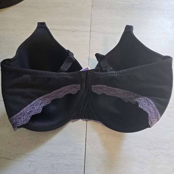 Adore Me Purple Bra With Lace - Picture 3 of 4